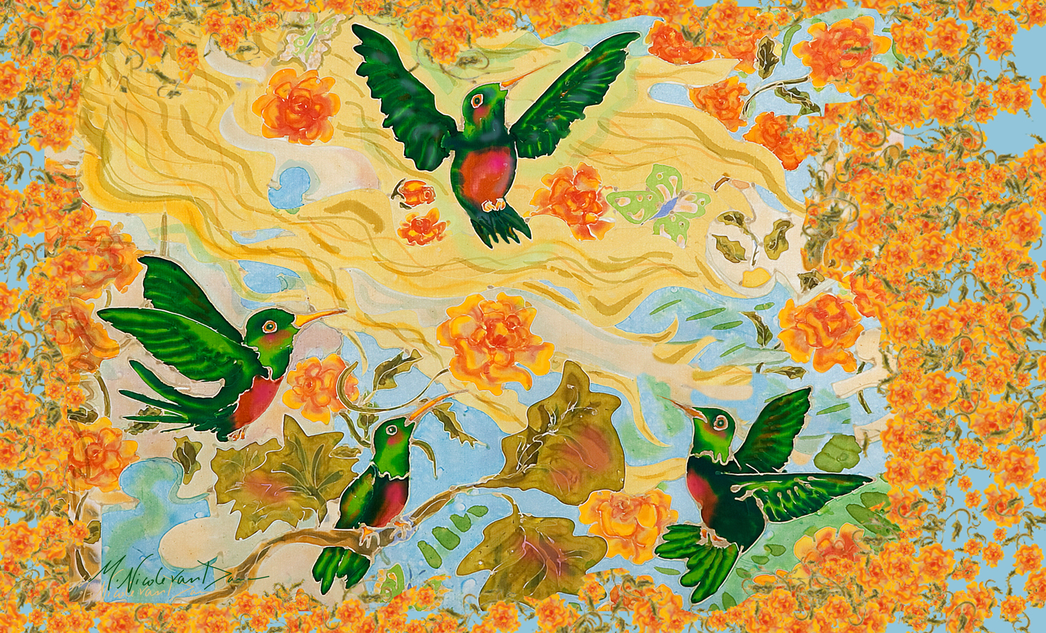 Hummingbirds & Missing Pieces
